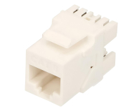 ExtraLink  Moduł keystone port RJ45 UTP 6 (biała) - 1323217 - zdjęcie 1
